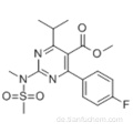 Methyl-4- (4-fluorphenyl) -6-isopropyl-2 - [(N-methyl-N-methylsulfonyl) amino] pyrimidin-5-carboxylat CAS 289042-11-1